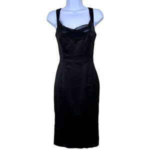Betsey Johnson Silk Detail Sheath Dress Y2K